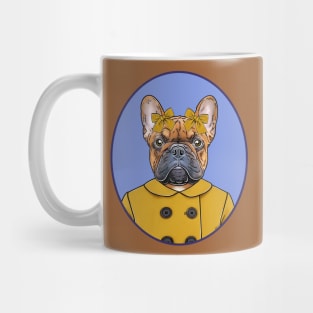 Frenchie in a Pea Coat Mug